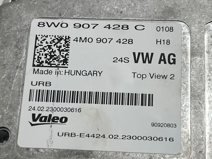 Audi A4 S4 B9 8W (2019 - ) 8W0907428C Модуль управления камерой — фото 5