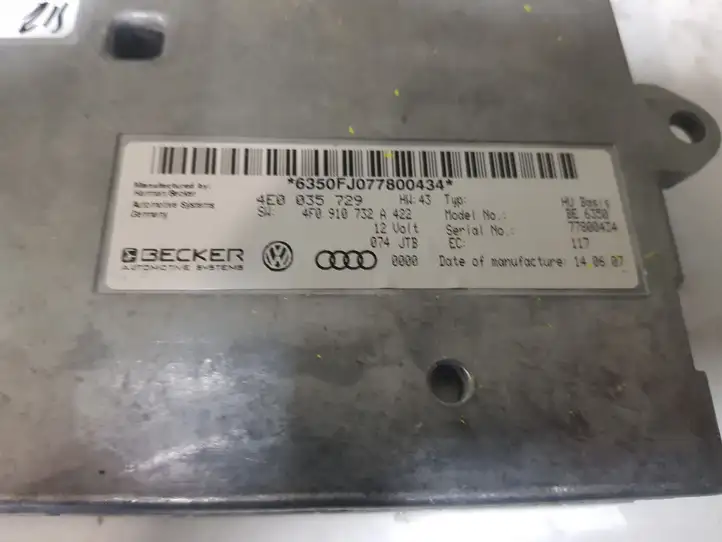 Audi A6 S6 C6 4F (2008 - 2011) 4E0035729 Модуль комфорта — фото 2
