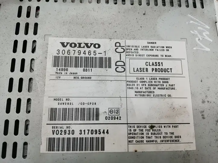 Volvo XC90 (2002 - 2006) 306794651 Магнитола / мультимедийная система — фото 3