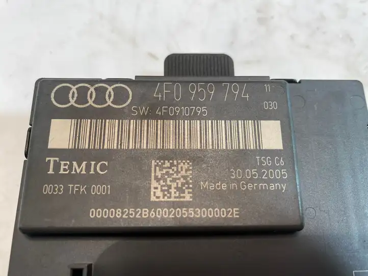 Audi A6 S6 C6 4F (2004 - 2008) 4F0959794 Блок управления дверью — фото 2