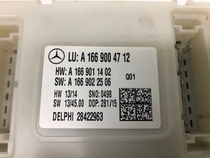 Mercedes-Benz GLE W166/C292 (2015 - 2019) A1669004712 Модуль комфорта — фото 4