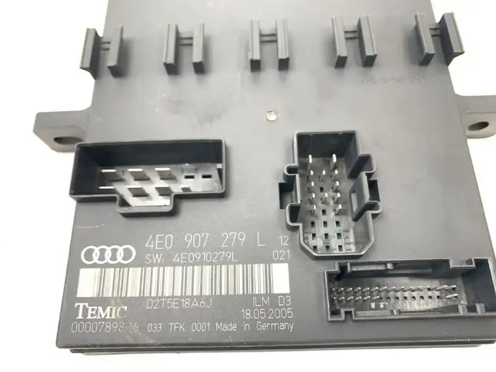 Audi A8 S8 D3 4E (2005 - 2007) 4E0907279L Модуль комфорта — фото 3
