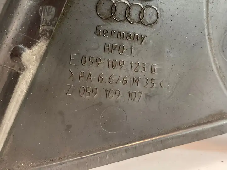 Audi A6 S6 C5 4B (2001 - 2004) E059109123G Защита ремня ГРМ — фото 3