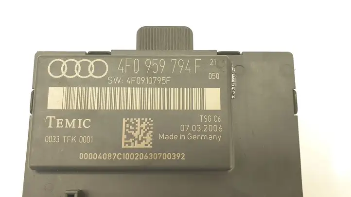 Audi A6 S6 C6 4F (2004 - 2008) 4F0959794F Блок управления дверью — фото 2