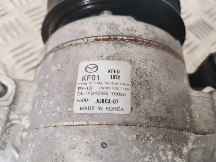 Mazda 3 II (2013 - 2017) KF011972 Компрессор (насос) кондиционера воздуха — фото 4
