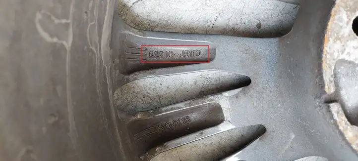 Kia Stinger (2017 - ) 52910J5110 Легкосплавный колесный диск R18 — фото 14