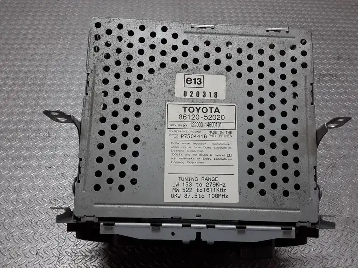 Toyota Yaris Verso (1999 - 2005) 8612052020 Магнитола / мультимедийная система — фото 2