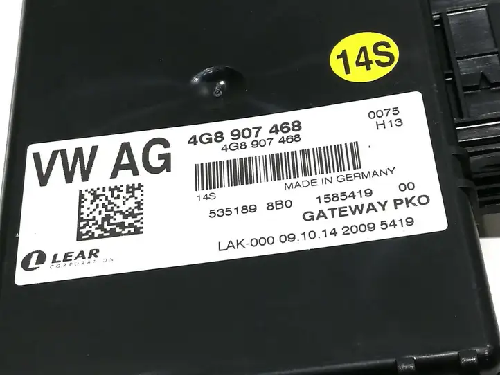 Audi A6 Allroad C7 (2014 - 2018) 4G8907468 Модуль Gateway — фото 2
