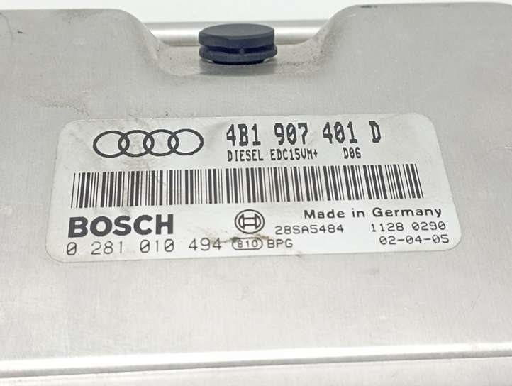 Audi A6 (2001 - 2004)  4B1907401D Блок управления двигателя