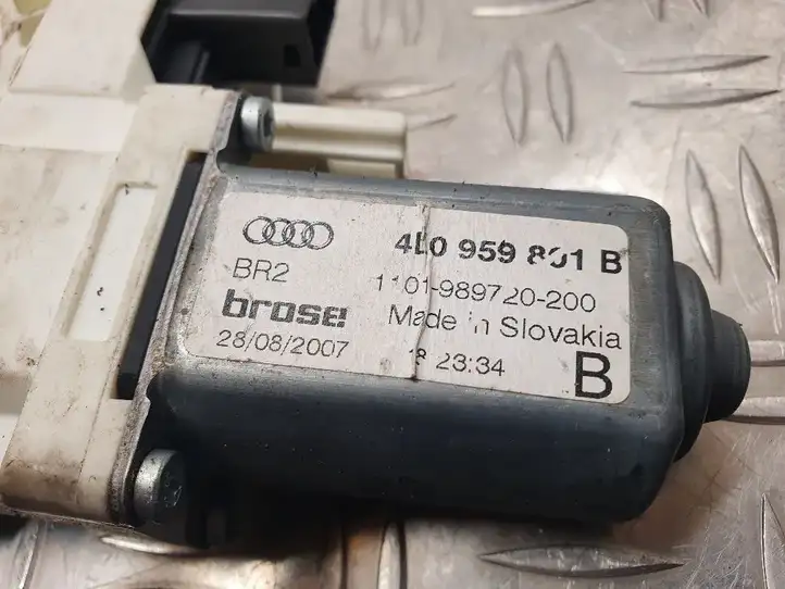 Audi Q7 4L (2005 - 2009) 4L0959801B Электростеклоподъемник передний (комплект) — фото 3