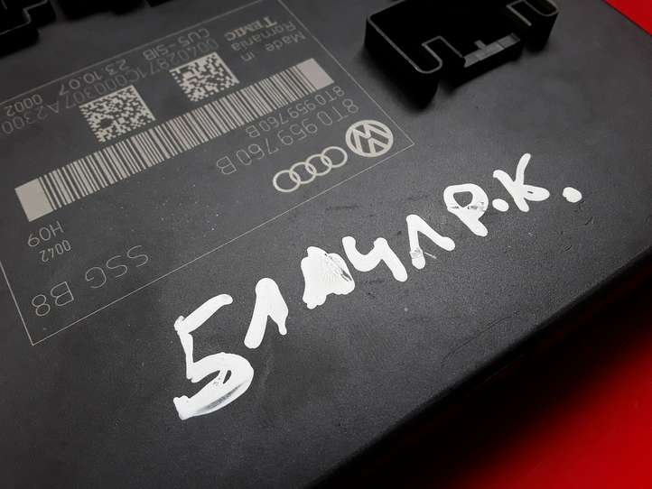 Audi A5 (2007 - 2011)  8T0959760B Модуль управления сидением