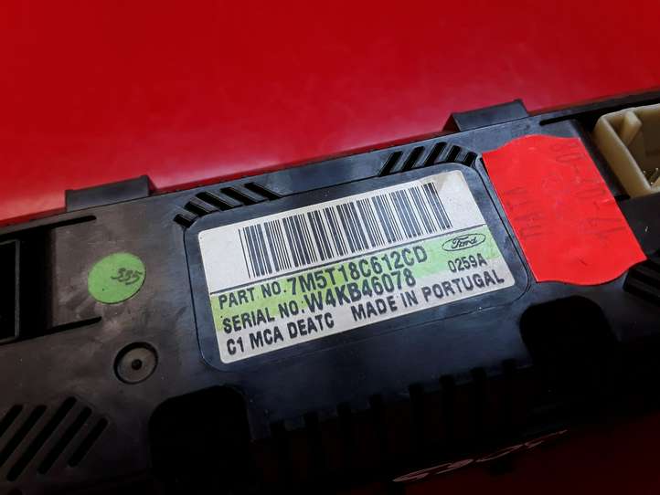Ford Focus (2005 - 2008)  7M5T18C612CD Блок управления кондиционера воздуха / климата/ печки (в салоне)