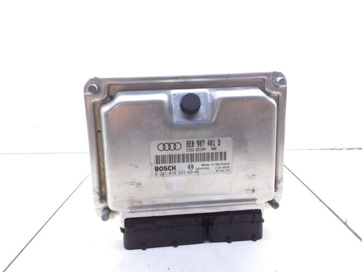 Audi A4 (2000 - 2006)  8E0907401D Блок управления двигателя