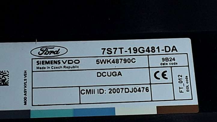 Ford Mondeo MK IV (2007 - 2014)  7S7T19G481DA Mодуль kомфортa