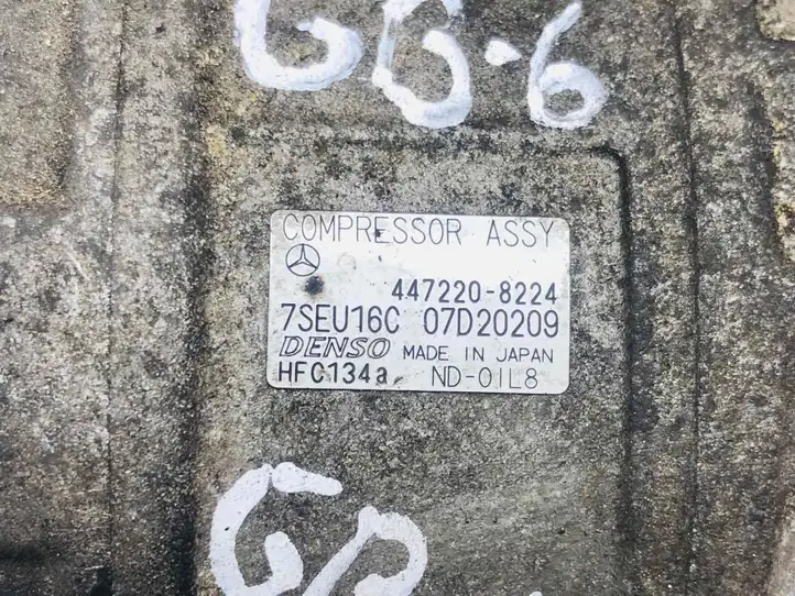 Mercedes-Benz CLK A209,C209 (2002 - 2009) 4472208224 Компрессор (насос) кондиционера воздуха — фото 2