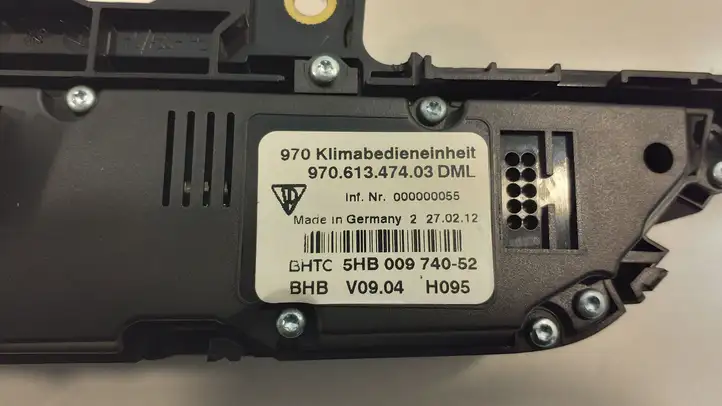 Porsche Panamera (970) (2009 - 2013) 97065320333 Блок кнопок на панели — фото 8