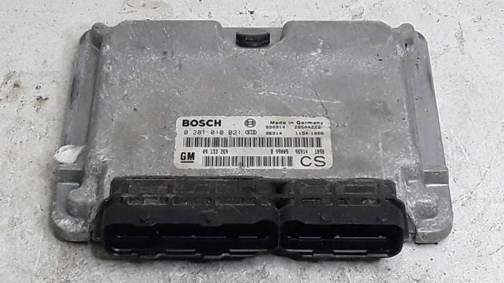 Opel Zafira (1999 - 2003)  09133269 Блок управления двигателя
