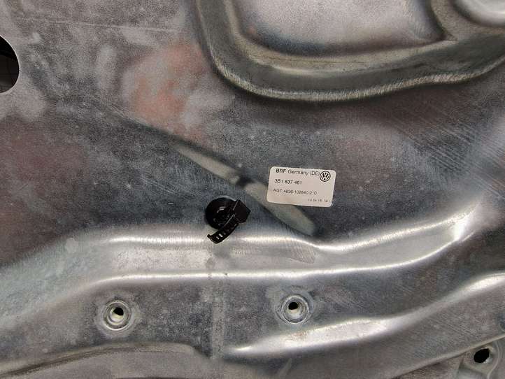 Volkswagen PASSAT B5.5 (2001 - 2005)  3B4837755D Механизм для электрического подъема окон передней двери (без двигателя)