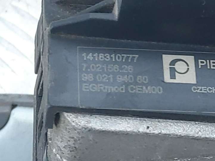 Peugeot 208 (2012 - 2015)  9802194080 Охладитель EGR