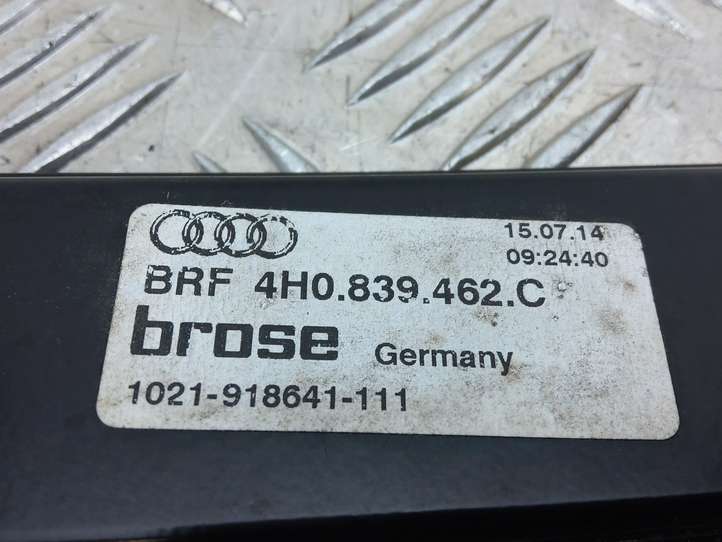 Audi A8 (2013 - 2017)  4H0839462C  Механизм для электрического подъема окон задней двери (без двигателя)