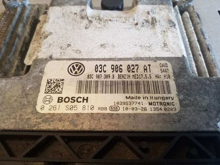 Volkswagen Eos (2010 - 2015)  03C906027AT Блок управления двигателя