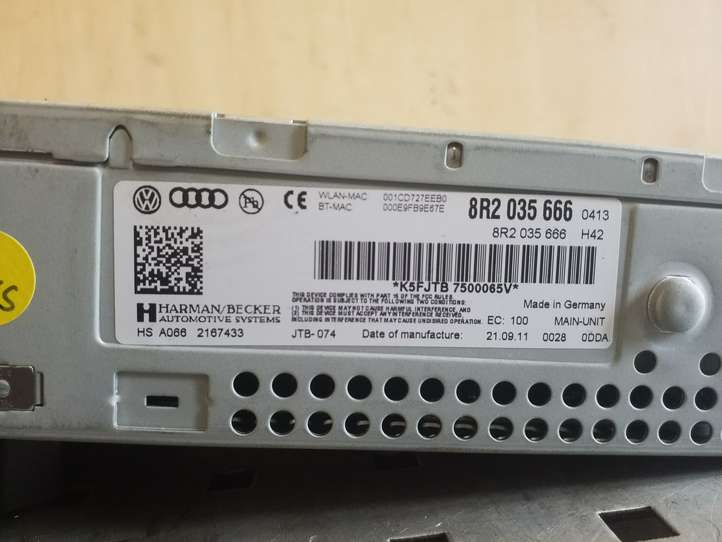 Audi S5 8T (2011 - 2016)  8R2035666 Радио/ проигрыватель CD/DVD / навигация