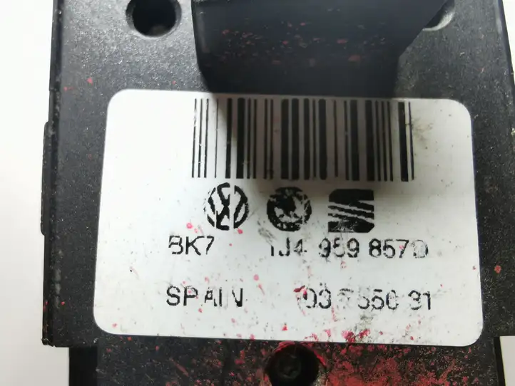 Seat Leon (1M) (1998 - 2006) 1J49598570 Кнопка стеклоподъемников — фото 4