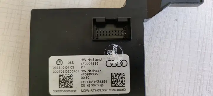 Audi A6 S6 C6 4F (2004 - 2008) 4F0907335 Блок бесключевого доступа — фото 2