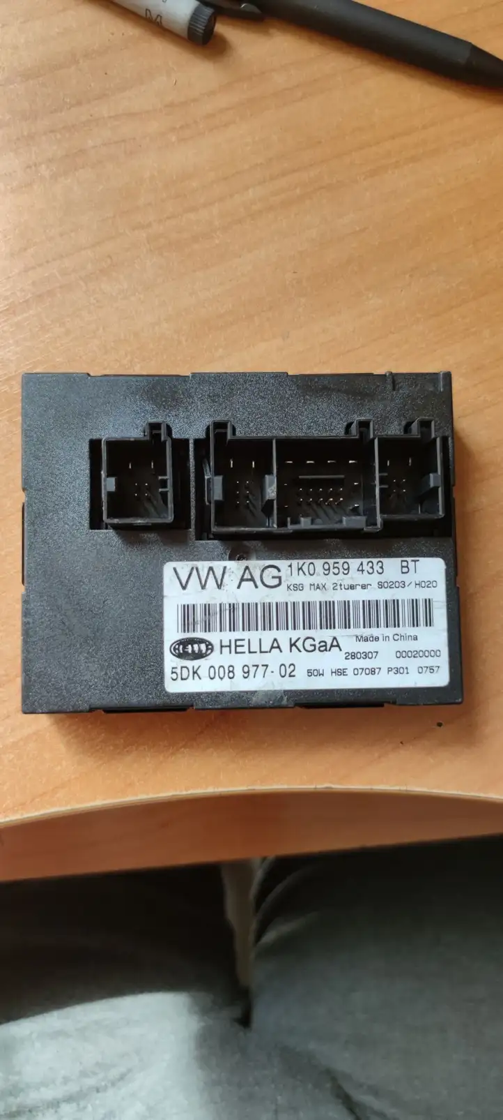 Volkswagen Golf V (2003 - 2009) 1K0959433BT Модуль комфорта — фото 1