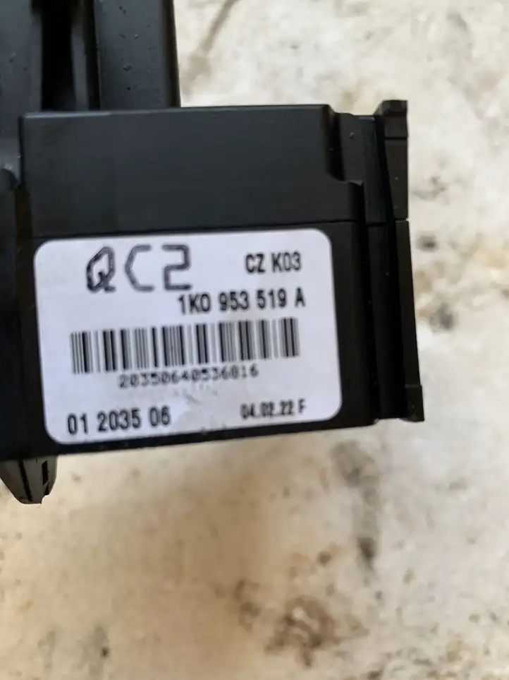 Volkswagen Touran I (2003 - 2010) 1K0953519A Переключатель стеклоочистителей — фото 2