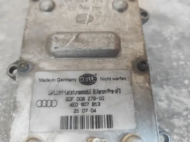 Audi A8 S8 D3 4E (2005 - 2007) 4E0907813 Блок розжига ксенона — фото 2