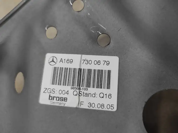 Mercedes-Benz B-class W245 (2005 - 2008) A1697300679 Механический стеклоподъемник задней двери — фото 3