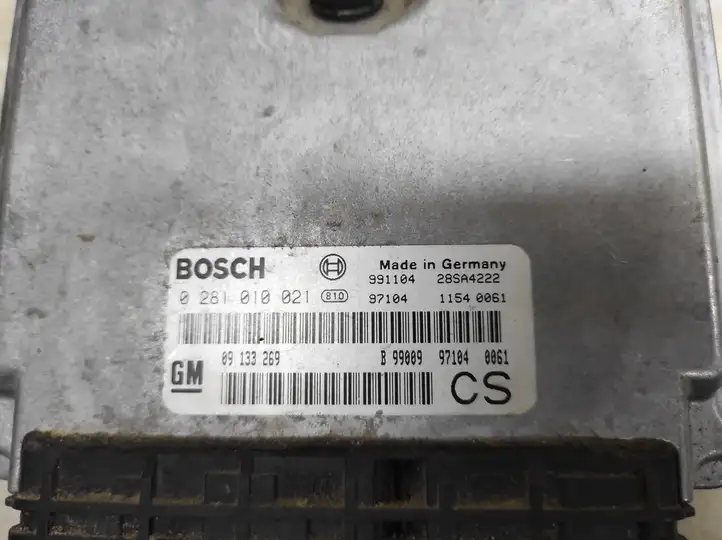 Opel Zafira A (1999 - 2003) 0281010021 Блок управления двигателем (ЭБУ) — фото 3