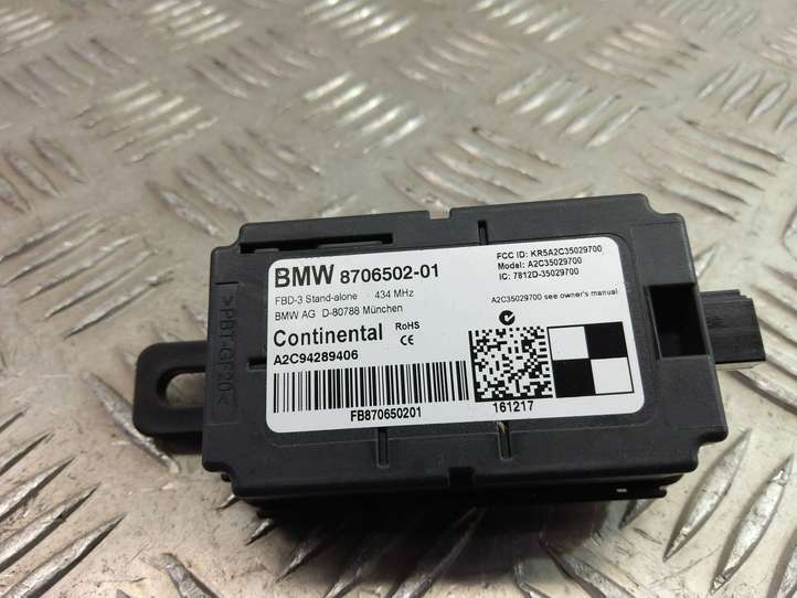 BMW X2 F39 (2018 - 2022)  8706502 Блок управления центрального замка