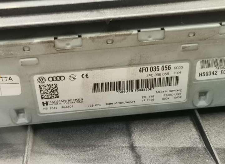 Audi A6 (2004 - 2008)   Радио/ проигрыватель CD/DVD / навигация