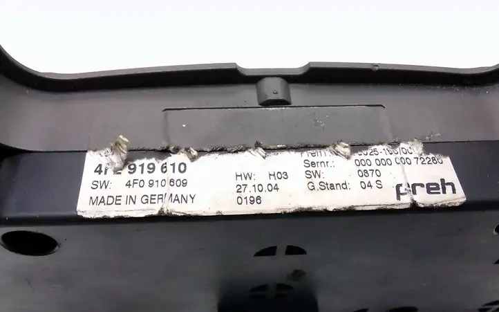 Audi A6 S6 C6 4F (2004 - 2008) 4F2919610 Контроллер мультимедийной системы — фото 3
