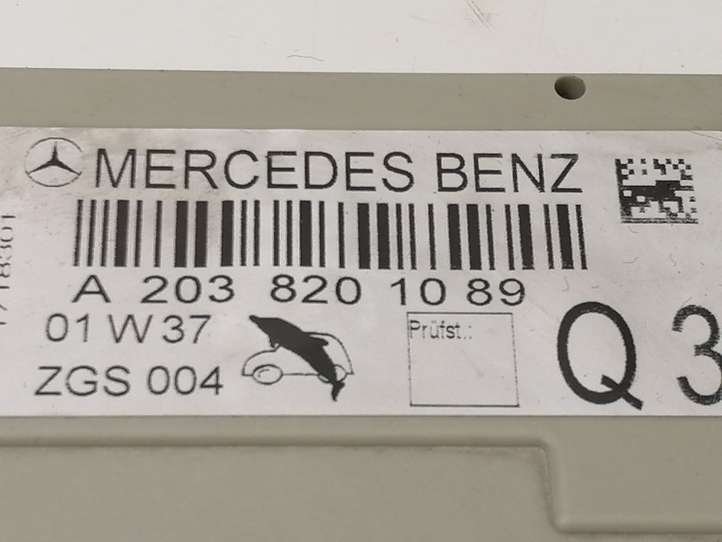 Mercedes-Benz C W203 (2000 - 2007)  A2038201089 Блок управления антенной