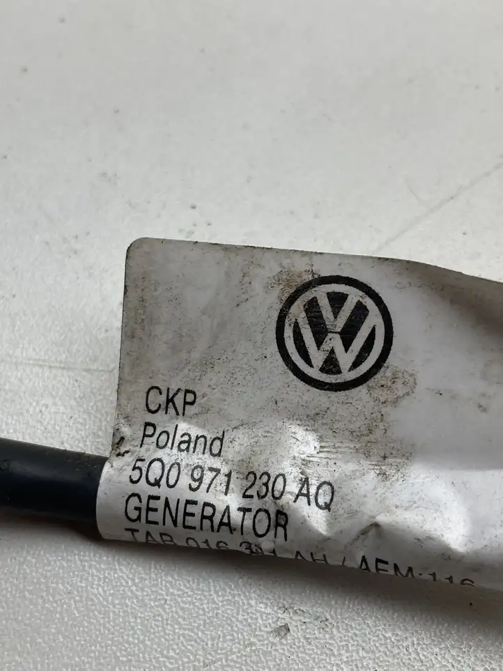 Volkswagen Golf VII (2013 - 2019) 5Q0971230AQ Проводка генератора — фото 5