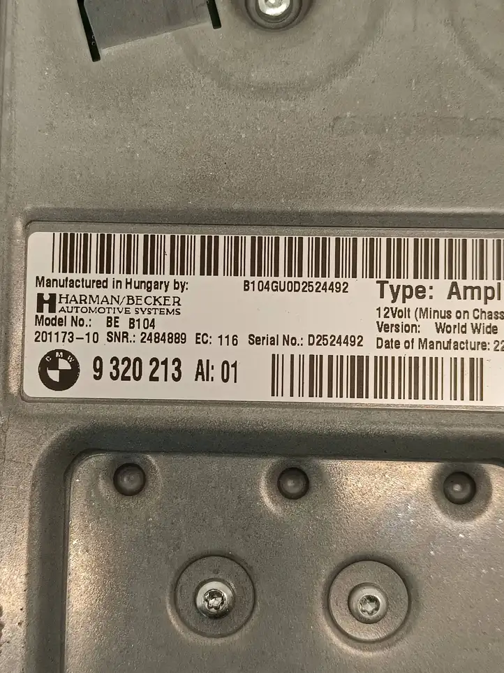 BMW X5 F15 (2013 - 2017) 9320213 Усилитель звука — фото 4
