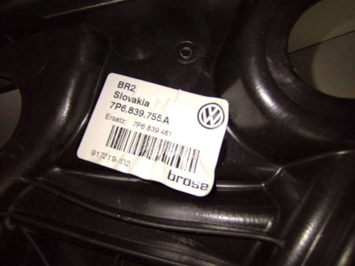 Volkswagen Touareg II (2010 - 2018)  7P6839755A  Механизм для электрического подъема окон задней двери (без двигателя)