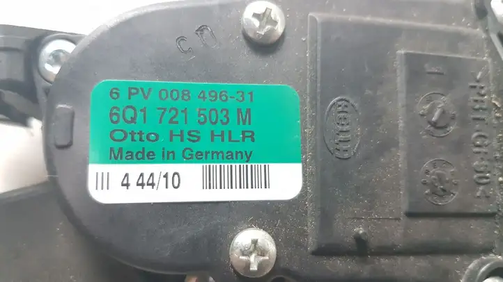 Volkswagen Polo V 6R (2009 - 2015) 6Q1721503M Педаль акселератора — фото 4