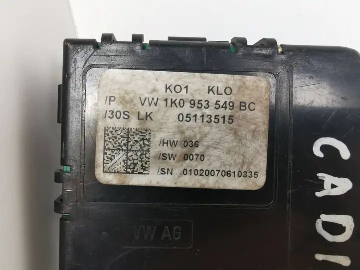 Volkswagen Caddy (2004 - 2010) 1K0953549BC Датчик угла поворота руля — фото 4