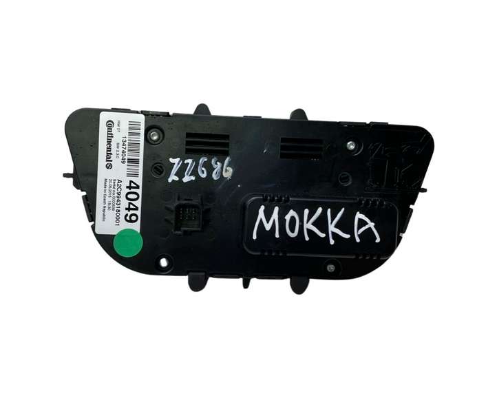 Opel Mokka (2012 - 2016)  13474049 Блок управления кондиционера воздуха / климата/ печки (в салоне)