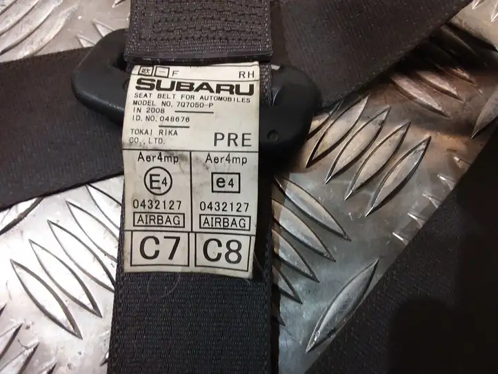 Subaru Legacy (2003 - 2009) 98100125 Передний ремень безопасности — фото 5