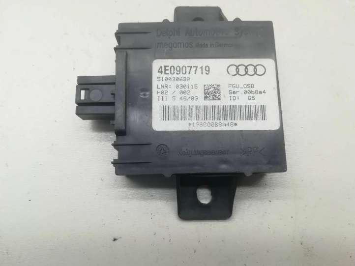 4e0907719 Audi A8 S8 D3 4E Signalizacijos valdymo blokas