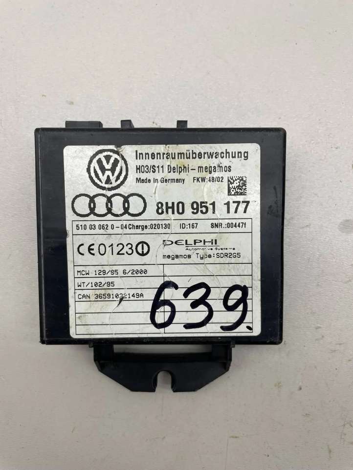 8h0951177 Audi A4 S4 B7 8E 8H Signalizacijos valdymo blokas