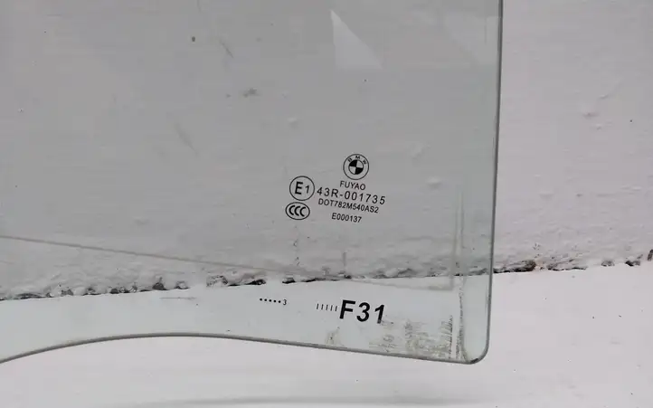 BMW 3 F30 F35 F31 (2012 - 2018) Стекло задней двери — фото 2