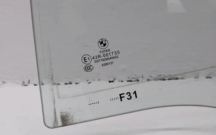 BMW 3 F30 F35 F31 (2012 - 2018) Стекло задней двери — фото 2