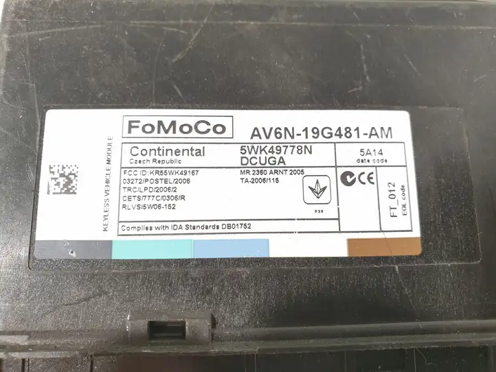Ford C-MAX II (2015 - ) AV6N19G481AM Модуль комфорта — фото 3