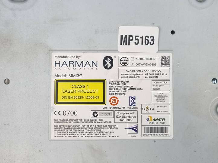 Audi A6 (2011 - 2014)  4G0035666J Радио/ проигрыватель CD/DVD / навигация